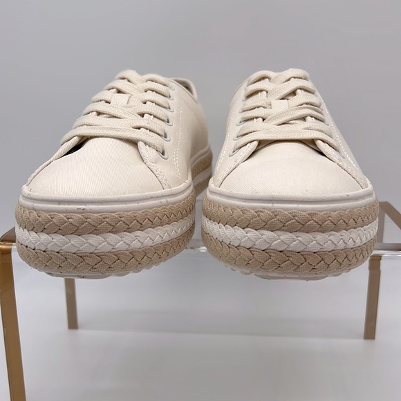 Kate Spade New in Box Taylor Sneakers KG544 Cream - Picture 5 of 16